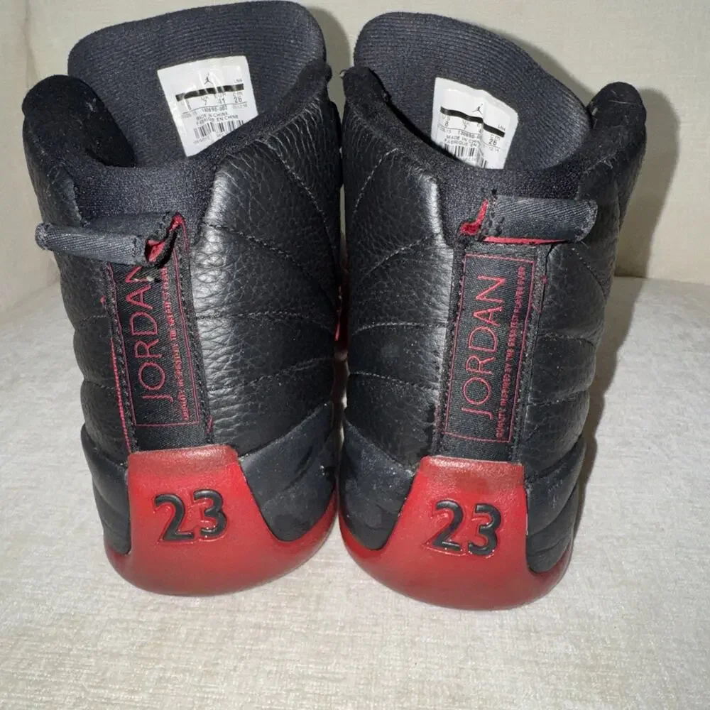 [130690-002] Mens Air Jordan 12 Retro 'Flu Game' 2016 - SIZE 8 (damage)